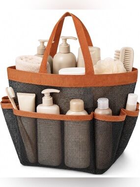 Mesh Shower Caddy Portable for College Dorm Room Essentials for girls